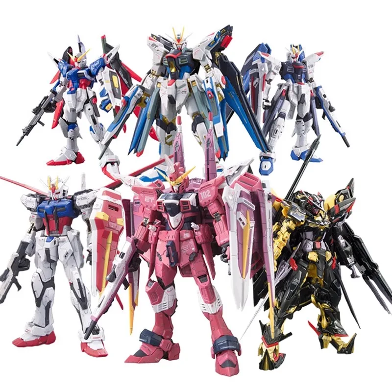 

Bandai Gundam Assembled Model RG1/144 Freedom Justice Air Combat Strike Golden Heresy Sinanzhou Destiny Gundam In Stock