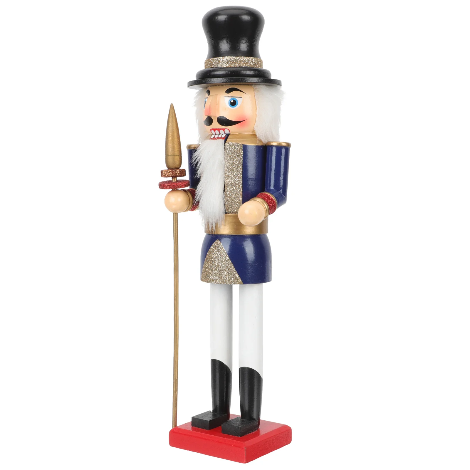 

1pc Nutcracker Sturdy Holiday House Table Ornament Home Decor Desktop Ornament For Living Room Bedroom Car Wedding Gift