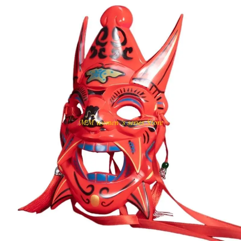 Q39C Handgeschilderd masker Halloween Cosplay Mask Masker Kostuumdecoratie Maskerade Masker voor vrouwen Men Maskerade Halloween