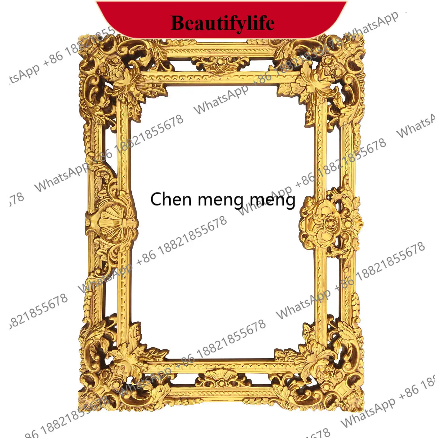 z183 European Vintage Decorative Frame Picture Frame Gold Frame Photo Decoration Wedding Photo