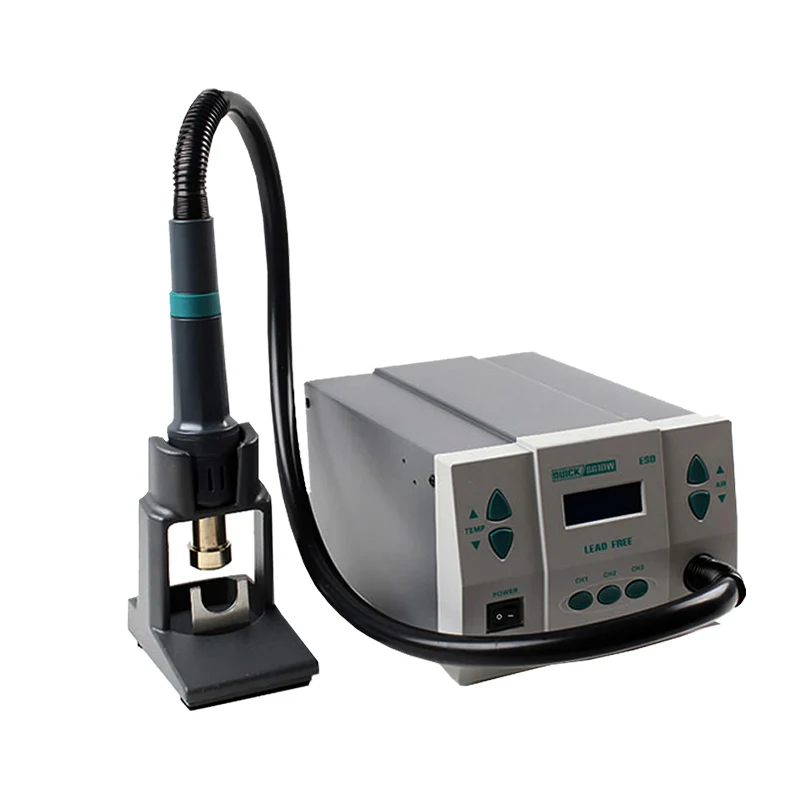 

QUICK 861DW Hot Air Gun Rework Station /Electric Soldering Iron For Phone/Automatic Smd Lead-free Rework Station