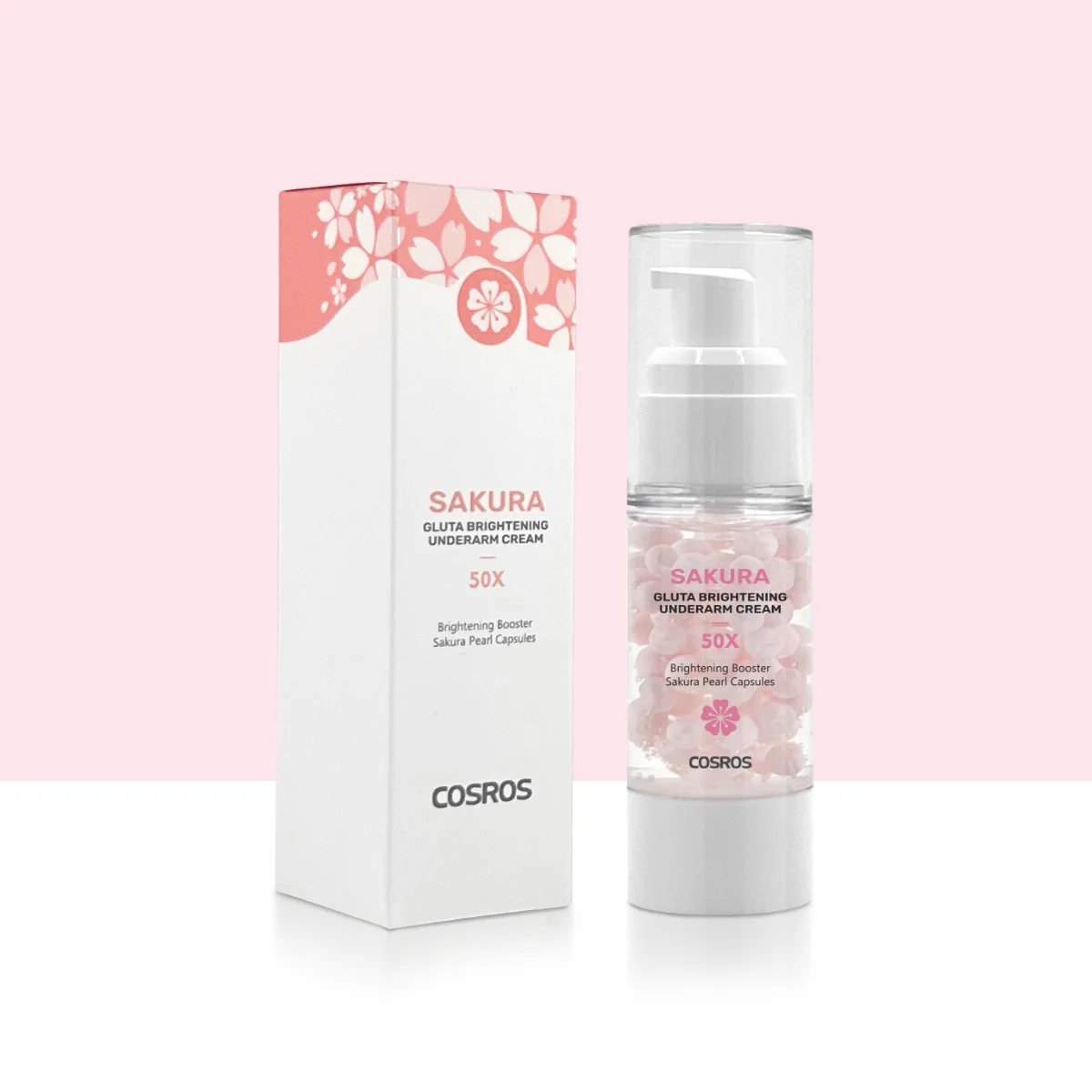 Sakura Brightening Pearl Capsule Armpit Cream 30g Skin Moisturizing Brightening Moisturizing Emulsion