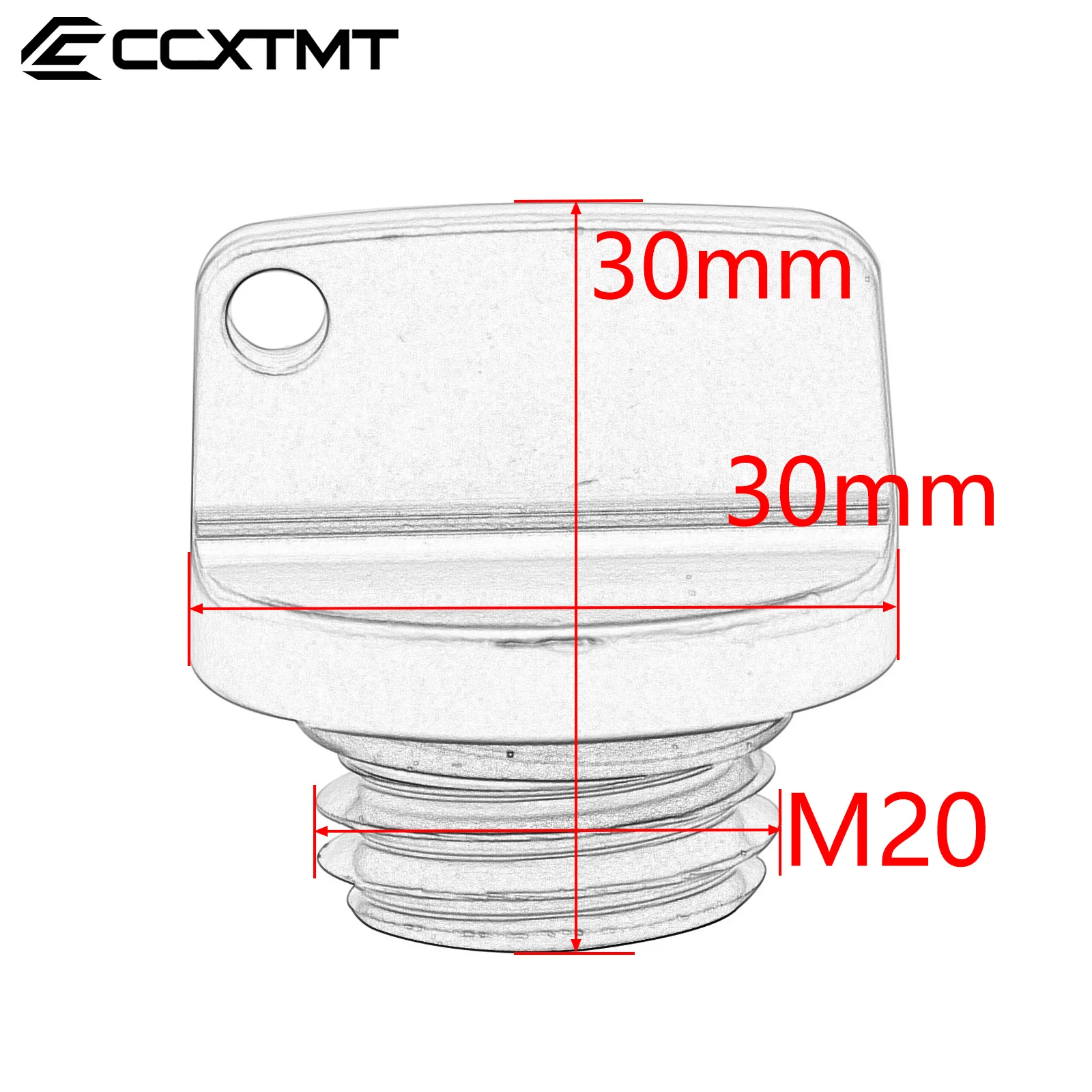 M20*2.5 Oil Filler Cap Plug For Kawasaki NINJA 250 400 400R 600R 650 Z650 Z1000 Z900RS ER-4N ER-6F ER-6N VERSYS650 VERSYS1000