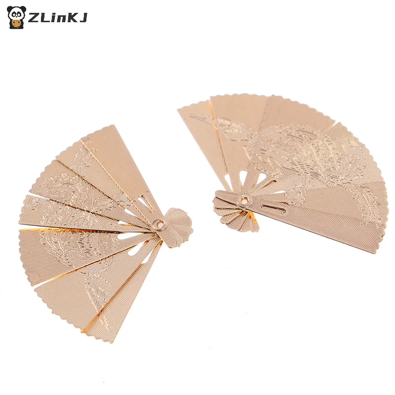 ▶ 1 Stück 1:12 Puppenhaus Miniatur Metall Schnitzerei Ventilator Modell Spielzeug Puppenhaus Deko Zubehör