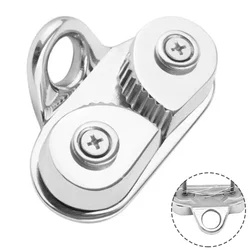 Cam Pulley Rope Clamp 1 Pcs 85*38mm Accessories Boat Cleat Sailing Sailboat Kayak Canoe Stainless Steel For Marine