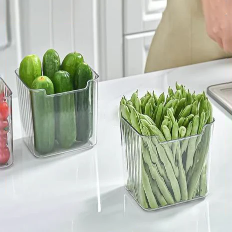 Kitchen New Refrigerator Storage Organization Food Category Translucent Box Storage Box Kitchen Accessories Food Kitchen Storage