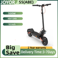 JOYOR S5（ABE）Adult Electric Scooter 500W Motor 48V13AH Battery Foldable E-Scooter 10 Inch Air Tire City Escooter