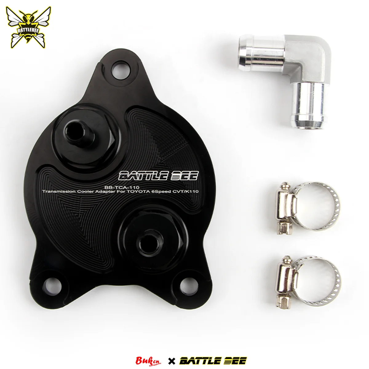 Gear Box Transmission Oil Cooler Adapter Base Plate Sandwich For TOYOTA Yaris K110/K310 6 Speed CVT Cooling System BB-TCA-110