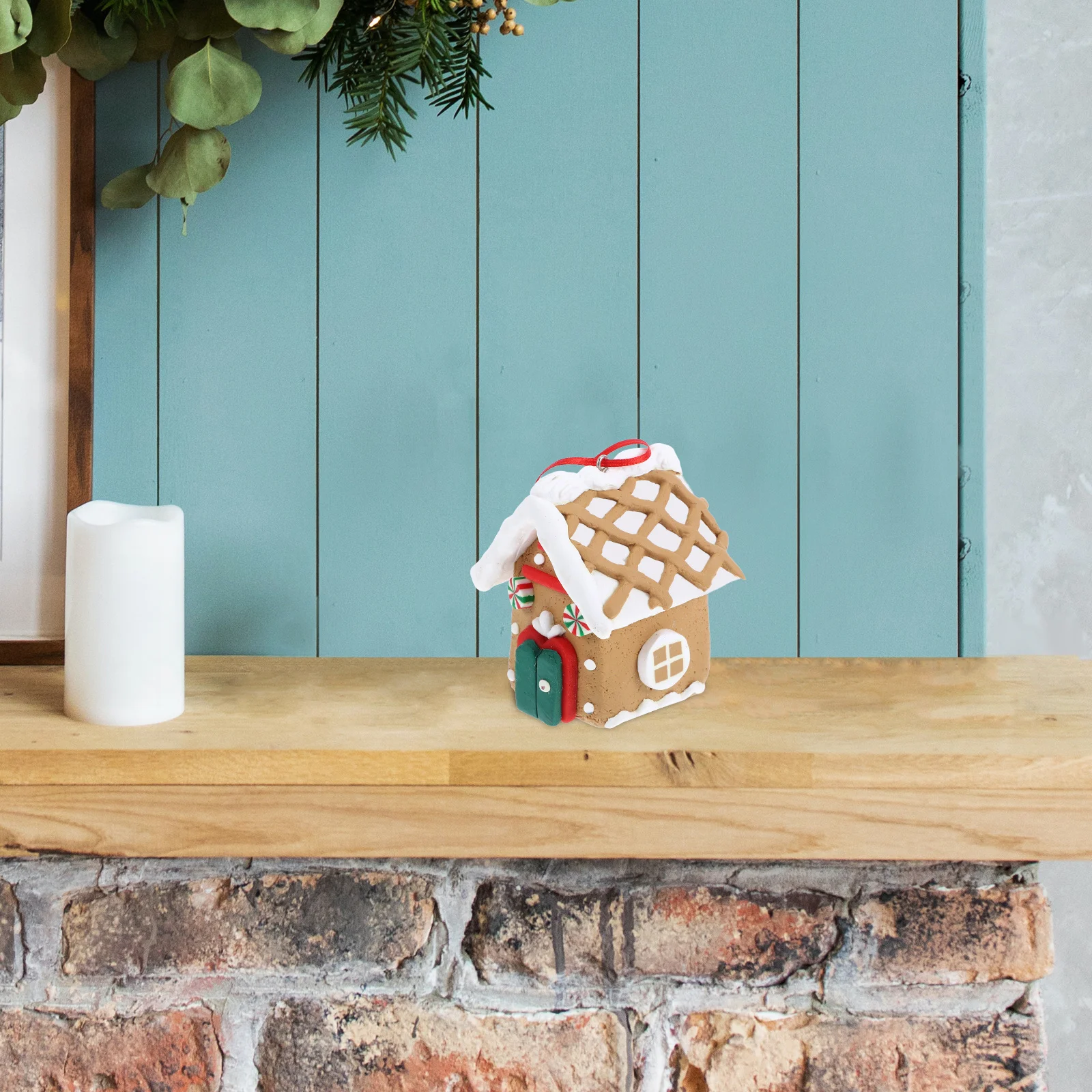 

Christmas Cartoon Small Hanging Ornament Polymer Clay Xmas Tree Decoration Holiday Party Decor Decorations