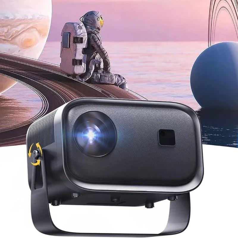 

Portable Mini Projector for Home, High Definition, Smart Home Theater, Mobile Phone Screen, 4K Projector