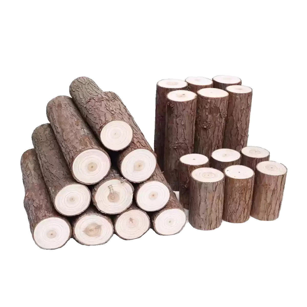 Fir Decoration Wooden Section Wooden Pile Living Room Fireplace Window Decor Shooting Props B & B Matching Wedding Landscaping