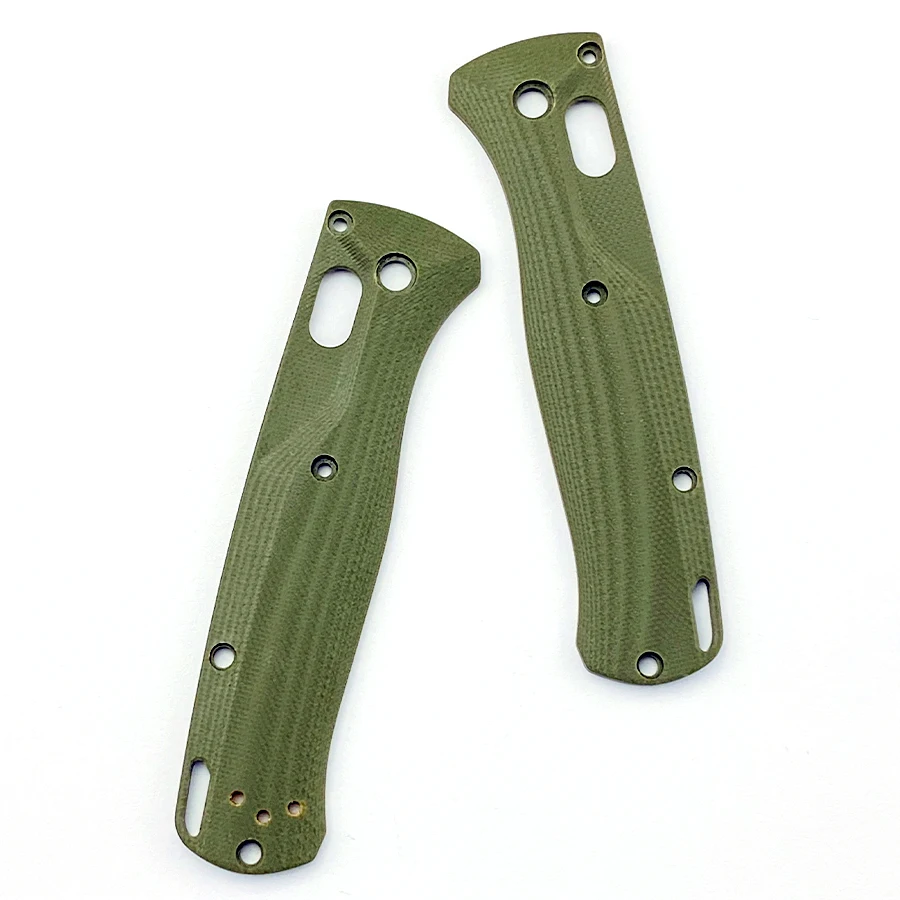 1 زوج G10 شفرة مقبض بقع مناسبة ل BM Bugout 535 سكين للفرد بقع المواد اليدوية يمكن تجميعها بواسطة Yoursel