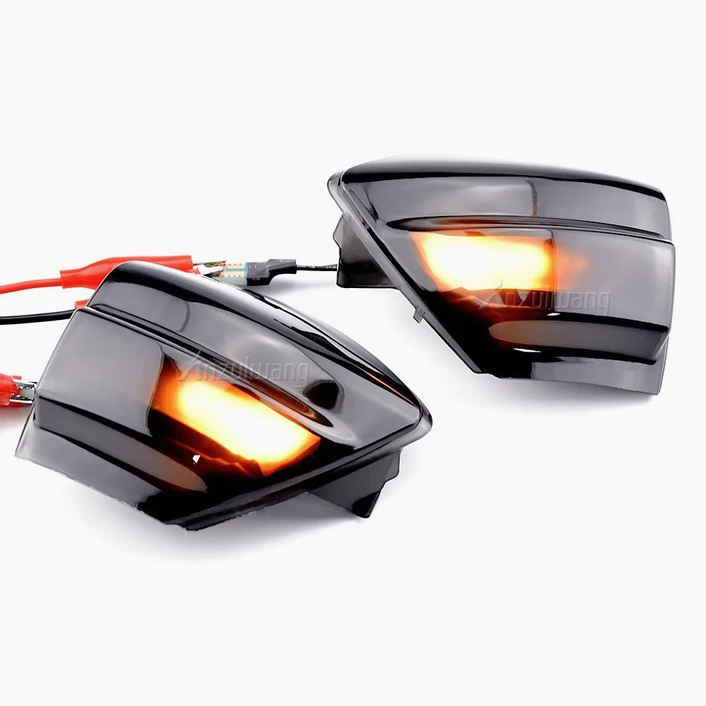 

ZZ-For Ford S-Max 07-14 Kuga C394 08-12 C-Max 11-19 LED Dynamic Turn Signal Light Side Mirror Sequential Blinker Indicator Lamp