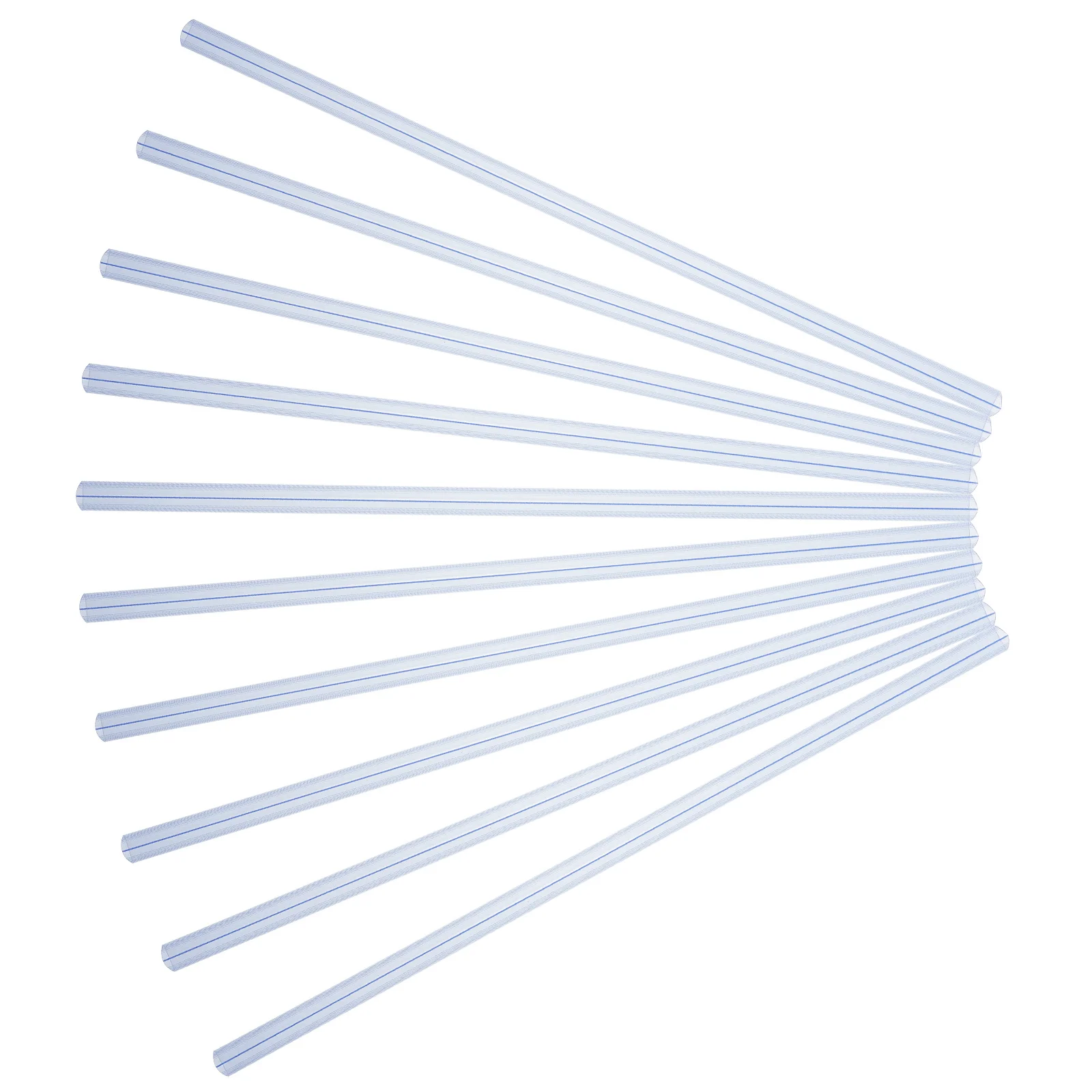 

10pcs Transparent Pull Rod Clips A4 Plastic Slide Binders Loose Leaf Binder Rings For Bookbinding Report Stationery