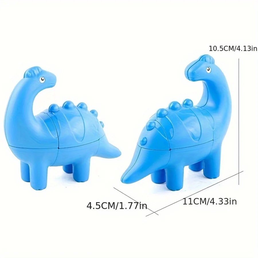 FANXIN 3x3 Dinosaure Cube Magique Mignon Dinosaure Modèle 3x3x3 Cube Magique Puzzle Jouet Cubo Magico Dinosaure Modèle Pour Enfants Enfants