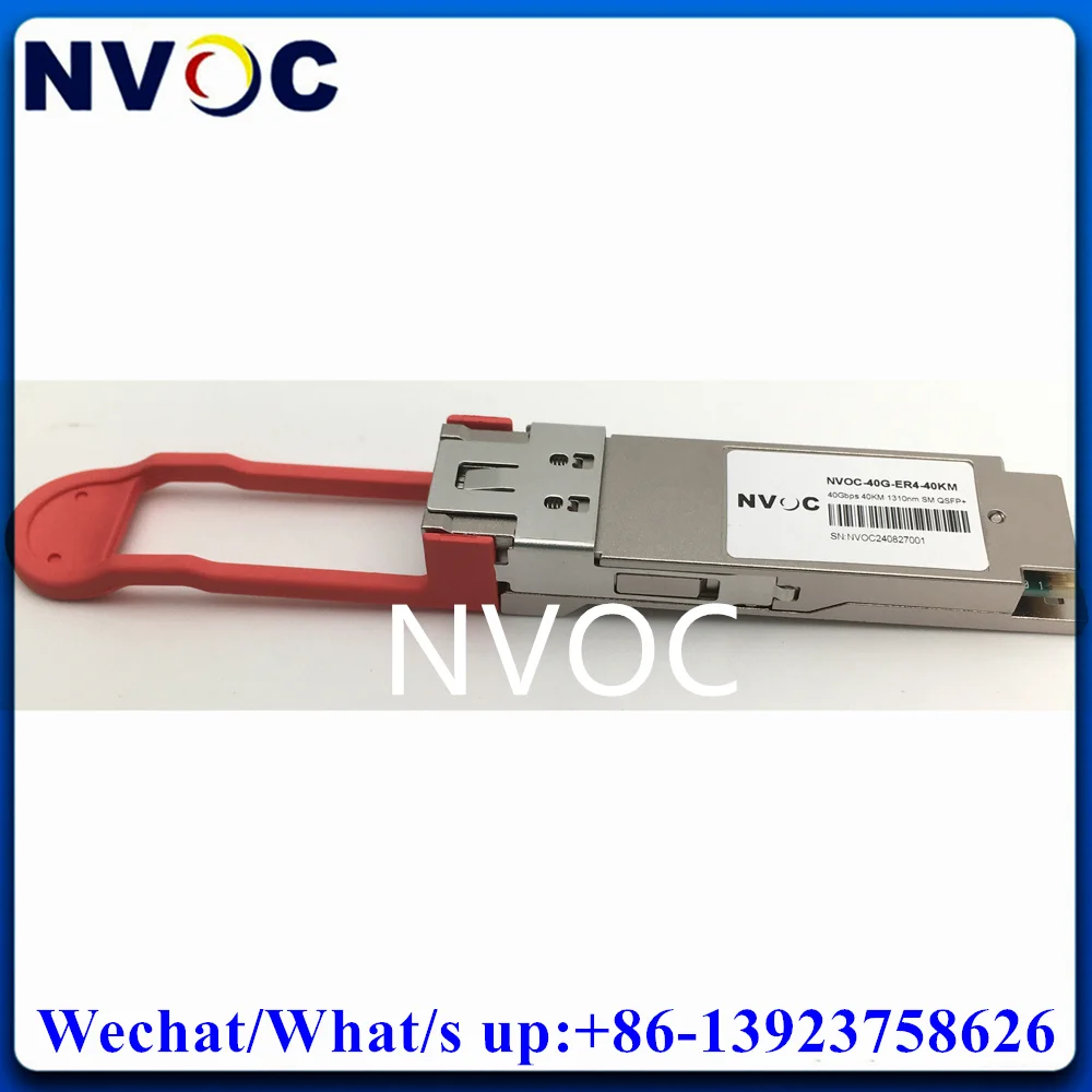 40G QSFP 40KM,40Gb/s 40KM ER4 Duplex LC SMF 1270-1330nm GBIC DOM Single Mode Fiber Transceiver For Cisco Huawei Mellanox Switch