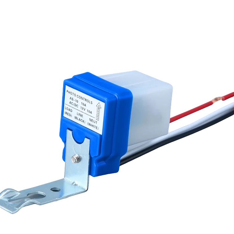 AS-10 Auto On Off Waterproof Photocell Street Light Switch 10A 12V 24V 110V 220V Photoswitch Sensor Switch