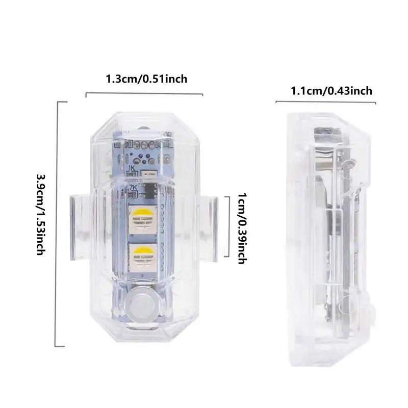 Luzes piscantes sem fio para veículos, luzes anticolisão automáticas, luzes led anticolisão com controle remoto para carro e motocicleta