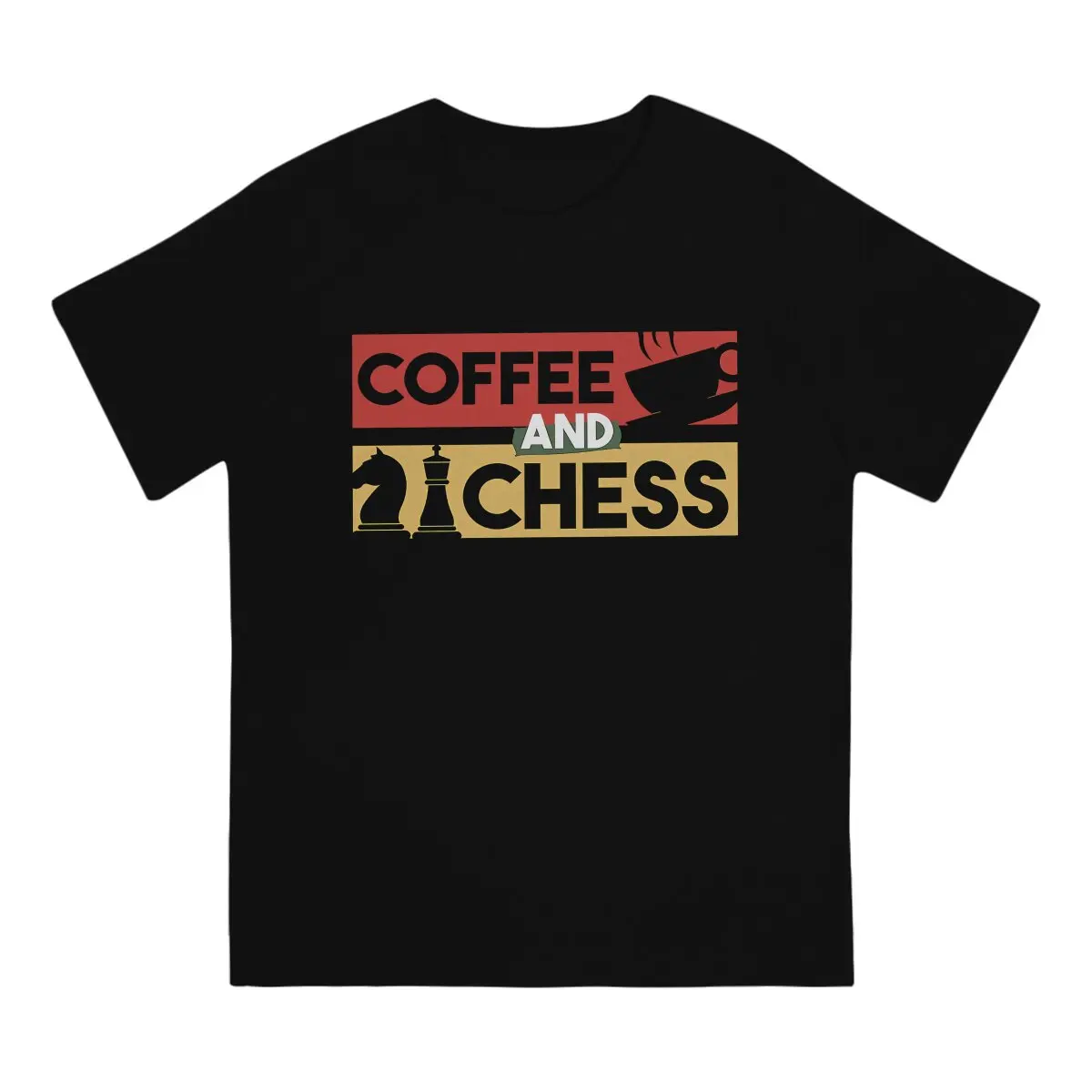 Coffee And Chess Essential Hip Hop TShirt Chess Design Casual Polyester T Shirt Hot Sale T-shirt For Men Women image 2