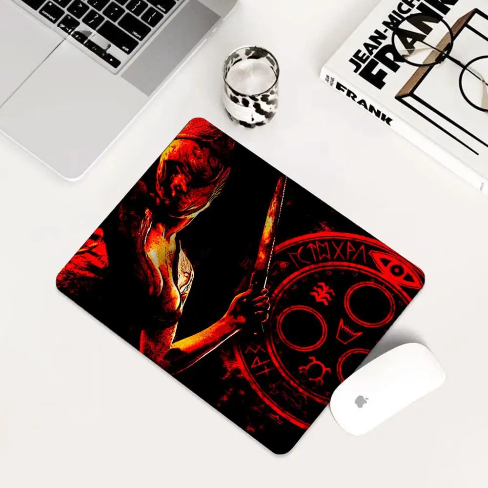 14Hot S-Silent Hills Nurse Mouse Pad Cartoon rubber Small mouse pad desktop computer office keyboard e-sports ROGs game