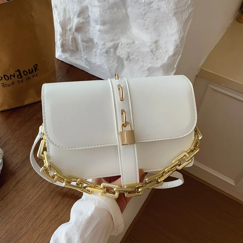 

Pu Leather Shoulder Crossbody Chain Bags for Women 2025 Korean Small Woman Brand Fashion Female Designer High Quality Handbags