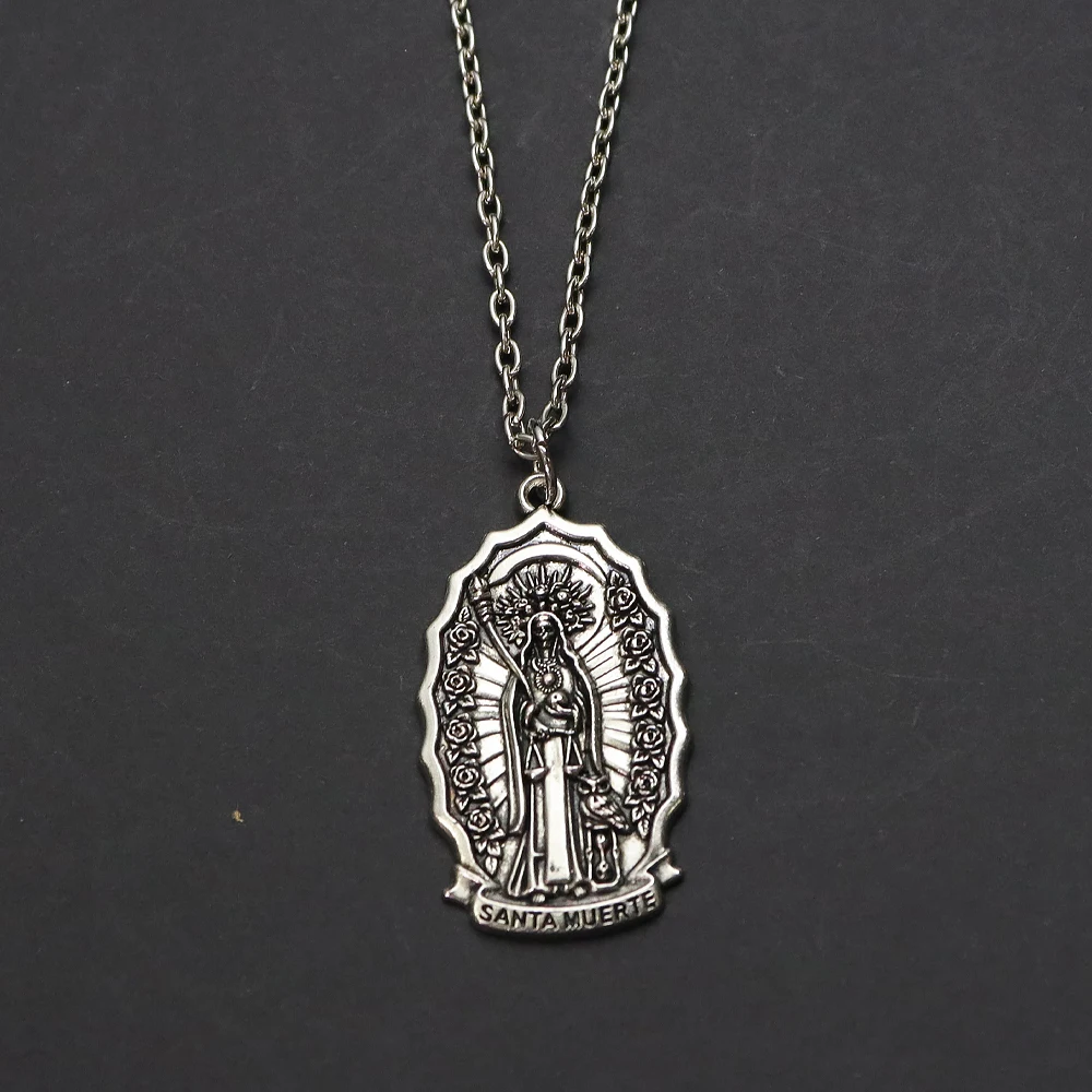 Santa Muerte hangerketting, go - Men Accessories Aesthetic recensie en prijs