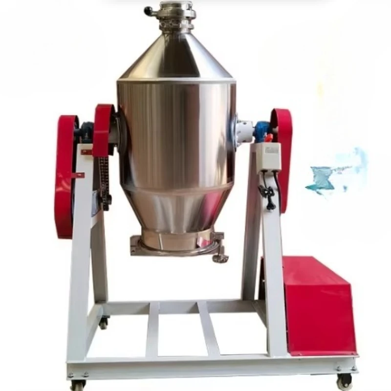 

Stainless steel food grade rotary drum large chemical flavor mixed food dry powder rotary machine drum mixer