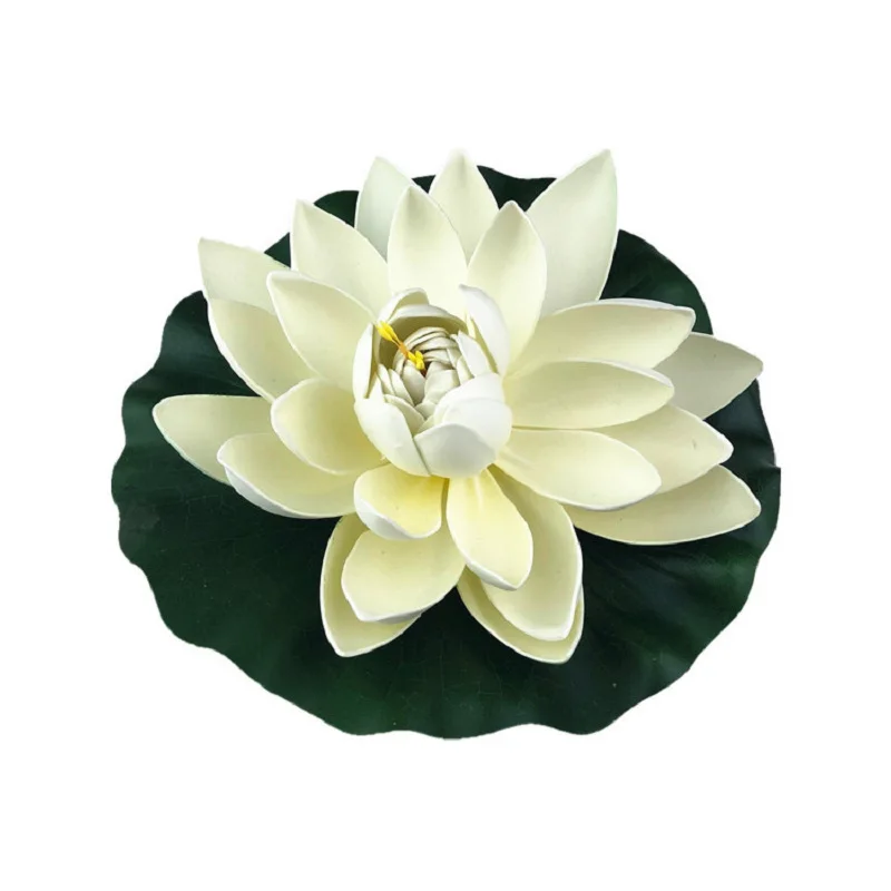 LED floating simulated lotus flower light EVA waterproof lotus lamp outdoor lake surface decoration landscape light ambient ligh