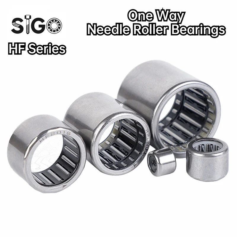 2PCS HF Series One-way Needle RollerBearing HF 0306 0406 0608 0612 061210 0812 1012 1216 1416 1616 1816 2016 2520 3020 3520