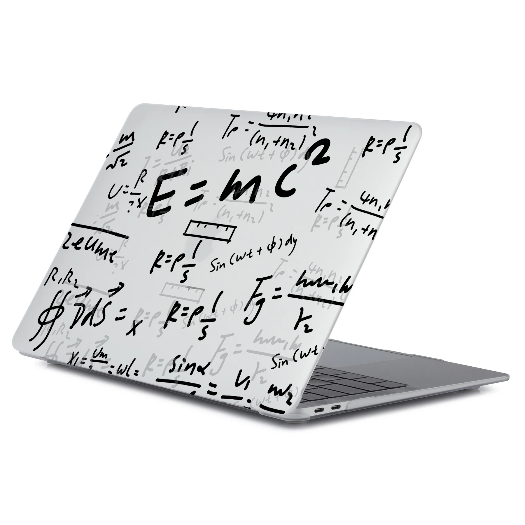 EGYAL Laptop Case for MacBook Air 13.6 M4 2025 Air 15.3 Physics formula Pattern Case for Pro 14 M4 M3 M2 M1 Air 13 A2337 Cover