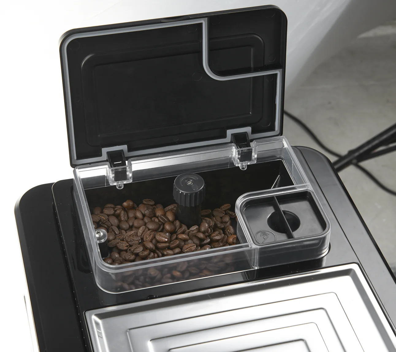 19 Bar Pressure Pump One Touch Cappuccino Commercial Fully Automatic Coffee Machine with Big Bean Container