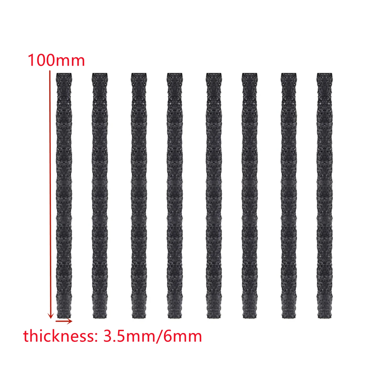 5/10Pcs Car Tubeless Tyre Seal Strip Tire Quick Repair Tool Puncture Plug Rubber Recovery 3.5mm 6mm for Auto Motorcycle Truck