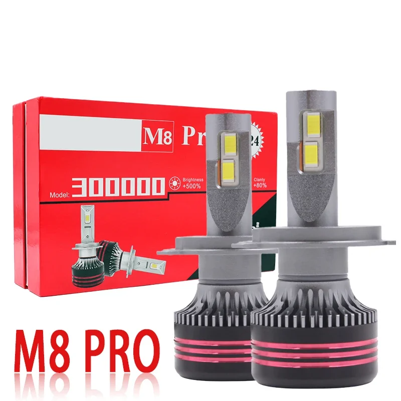 M8 Pro 120W 12000LM H7 LED Headlights Bulb H7 9005 HB3 H8 H11 Car Headlight  M8 LED Headlight Kit For Toyota