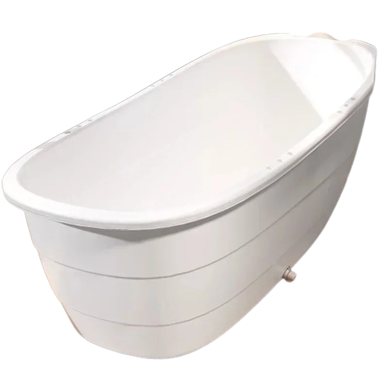 Foldable adult bathroom bathtub plastic white sturdy bucket  bathtub legs adult furniture