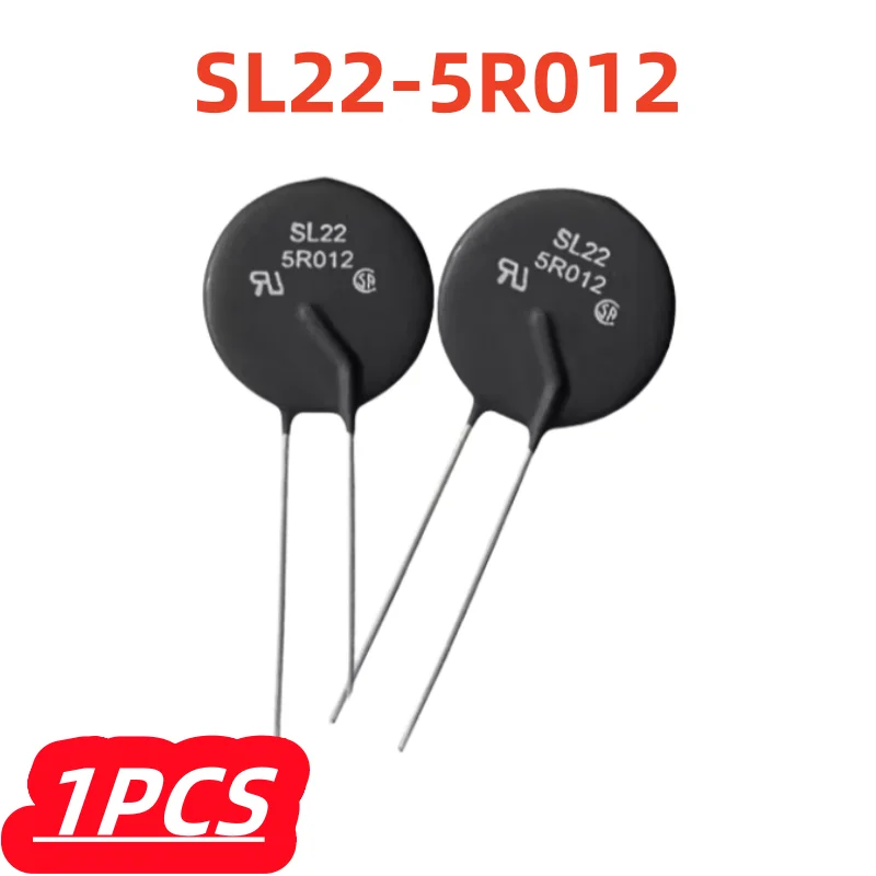 1Pcs/lot 100% New SL22-5R012 22mm 5Ω 5R 12A SL22 5R012 Inrush Current Limiters
