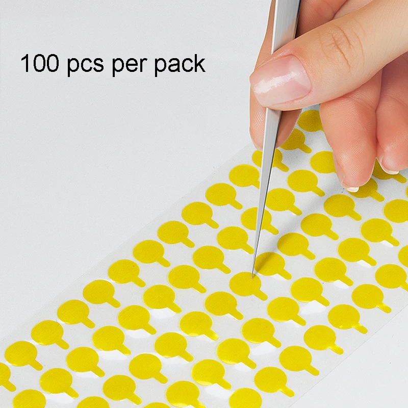 สติกเกอร์ป้องกันกล้อง100ชิ้น/ล็อตเทปกาวกล้องหน้าหลังตาข่ายหน้ากันฝุ่นสติกเกอร์โทรศัพท์อเนกประสงค์