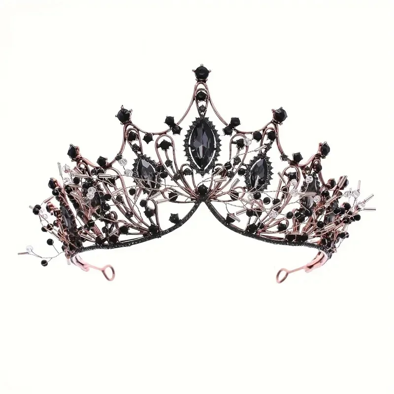 

*Fashion Luxury Crystal Bridal Hair Accessories Crown Banquet Ceremony Birthday Elegant Crystal Accessories Headband Crown Gift
