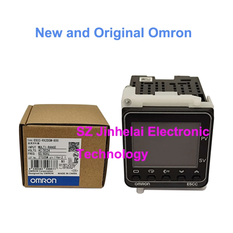 

New and Original AC/DC24V Omron Digital Controller Temperature Switch E5CC-RX2DSM-800 E5CC-QX2DSM-800