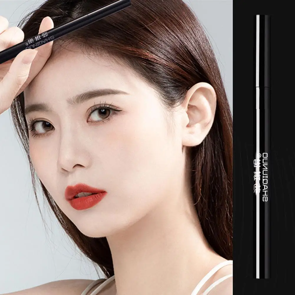 Delineador de ojos líquido ultradelgado, resistente al agua, secado rápido, herramienta cosmética líquida, pluma de floración Natural, O8A2, 1 unidad