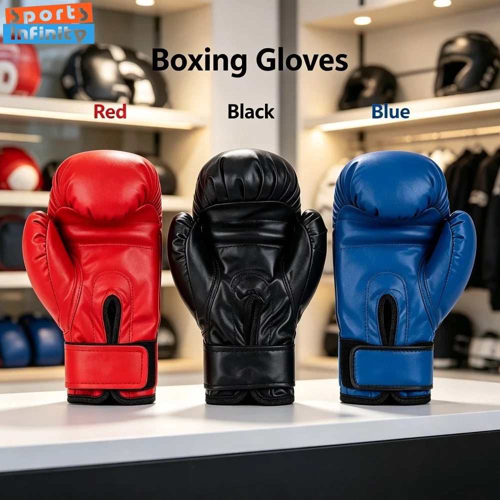 Adult Boxing Gloves, Unisex Training Punch Gloves for Sandbag Sparring Workout