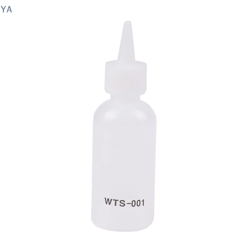 [YA]1Pc 50ML WTS-001 Plastic Liquid Alcohol  With Needle For Dispenser Rosin Solder Flux Paste For Phone PCB Welding Repair