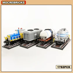 GBC City Industrial Train MOC Building BlockTechnology Assembly Model Brick Puzzle Toys Children's Christmas Gifts