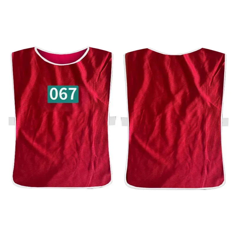 CyJeux De Calmars 코스프레 의상 남성 3 스포츠 운동복 여성 한국 팀 게임 역할 놀이 카니발 Par Cosn