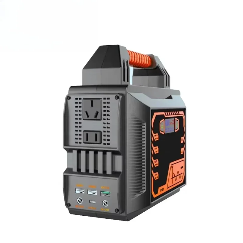 Outdoor portable energy storage emergency power supply 300W 500w 1000w solar lithium battery generator