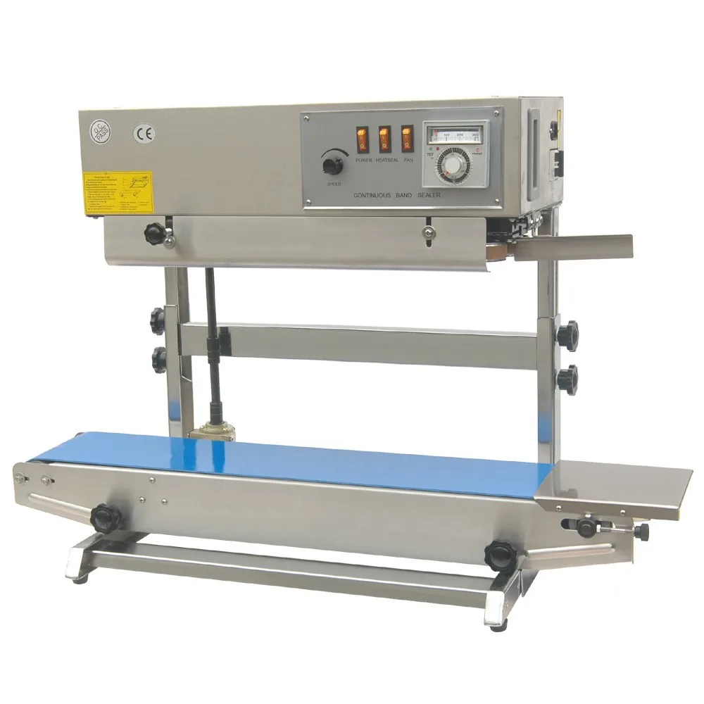 

Plastic Bag Sealing Machine continuous band sealing machine for 1kg plastic bag high speed economic sealing machine