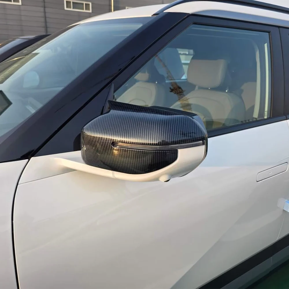 

Car Rearview Mirror Cover For Kia Seltos 2026 Accessories Auto Door Mirror Cap External Trim Parts Protection Stickers 2pcs