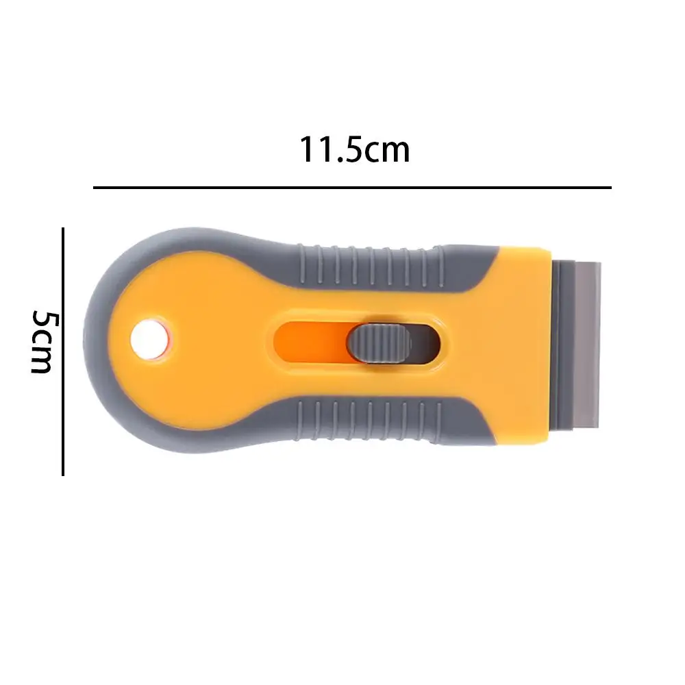 จับ Gadget 5 ชิ้นใบมีดถอดเปลี่ยนได้เครื่องมือทําความสะอาดรถสติกเกอร์ Remover Scraper Spatula กาวถอดมีดโกน