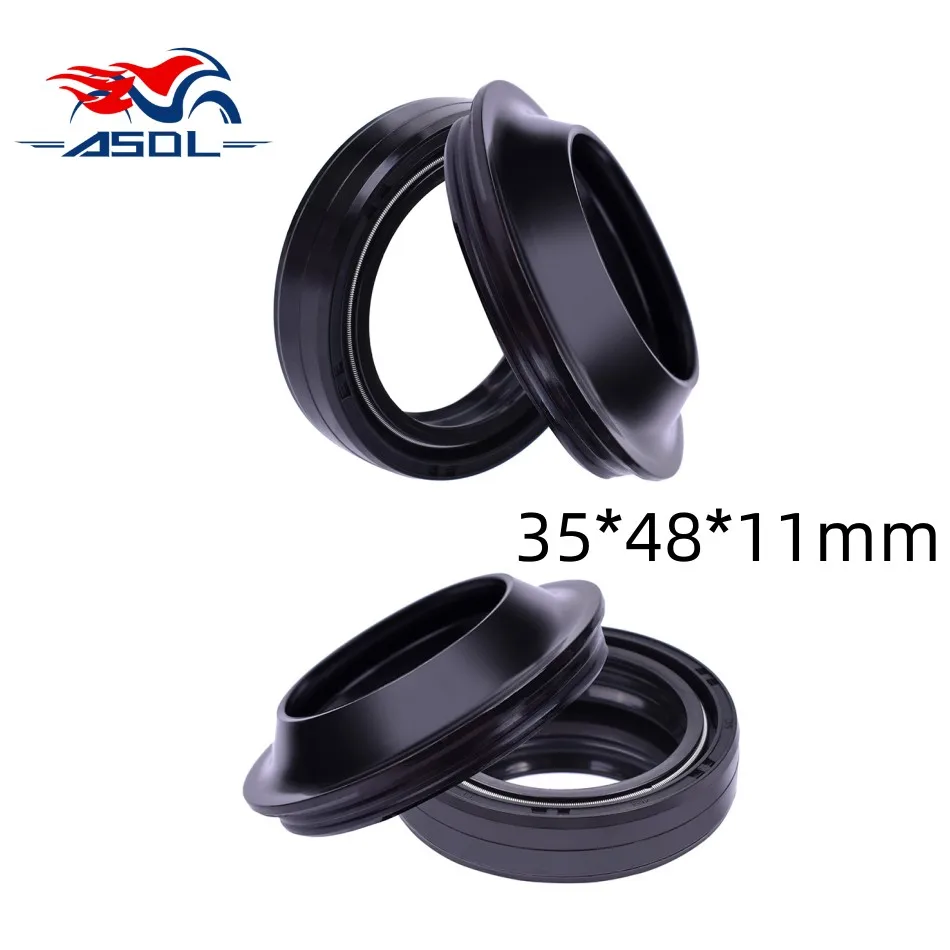 

35/48/11 mm Front Fork Oil Dust Seals Kit Set For Suzuki GS750E 1979-1981 GS550E 1978-1980 GS500 750E GS 500EN RM80 100 TS125X