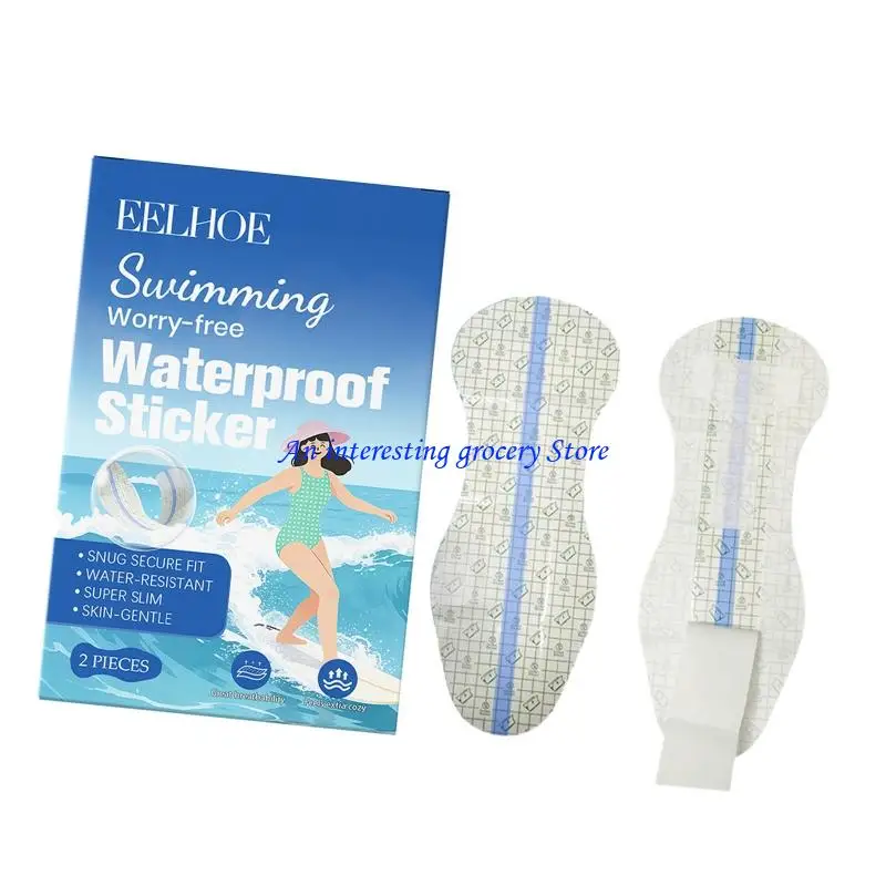 652D 2-teiliger, transparenter Schwimmschutz für Damen, atmungsaktiver Kunststoff, wasserabweisend – Detail 9