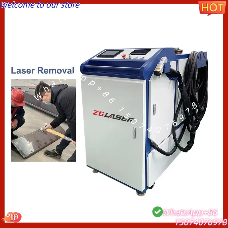 2026 1000w 1500w 2000w 3000w CW Continuous Fiber Rust Machine with Handheld